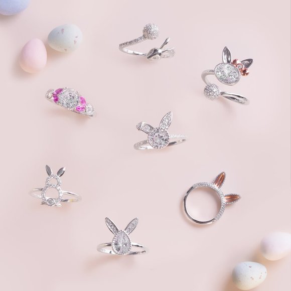 RARE Bunny Heart Ring, 925 Sterling Silver Charmed Aroma 2018 - Picture 8 of 10